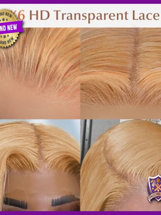 Human Hair Lace Front Wig 18 Inch Body Wave Pre Plucked Glueless